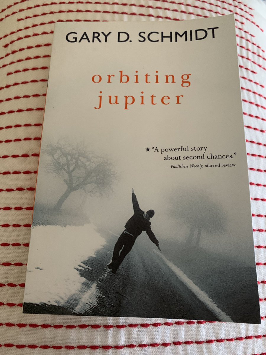 RussoReads's tweet photo. I finished #orbitingjupiter hours ago and still can’t stop thinking about this beautiful, poetic story. I’m going to book talk it with students tomorrow! https://t.co/DiM5xvv0cP