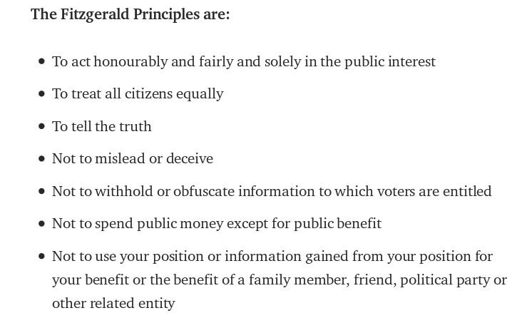 MorpheusBeing's tweet photo. #auspol #FitzgeraldPrinciples Want more honest government? Why won't our politicians agree and sign? https://t.co/bCcar1qlJZ