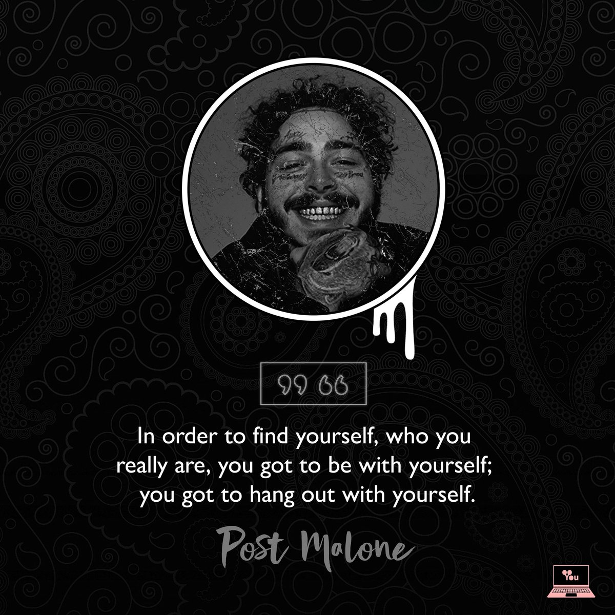You've got to love yourself first in order to live happily, right? • #PostMalone

#Life #Alone #Thoughts #SelfAwareness