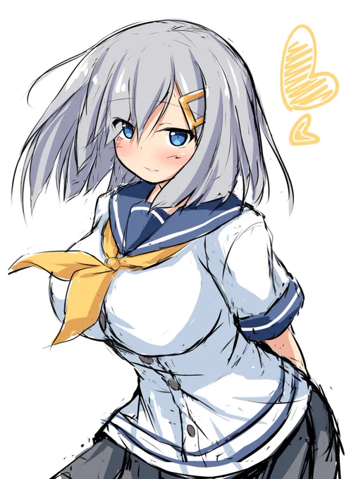 #これを見た人は浜風をTLに放流しよう
前に書いたワンドロの 