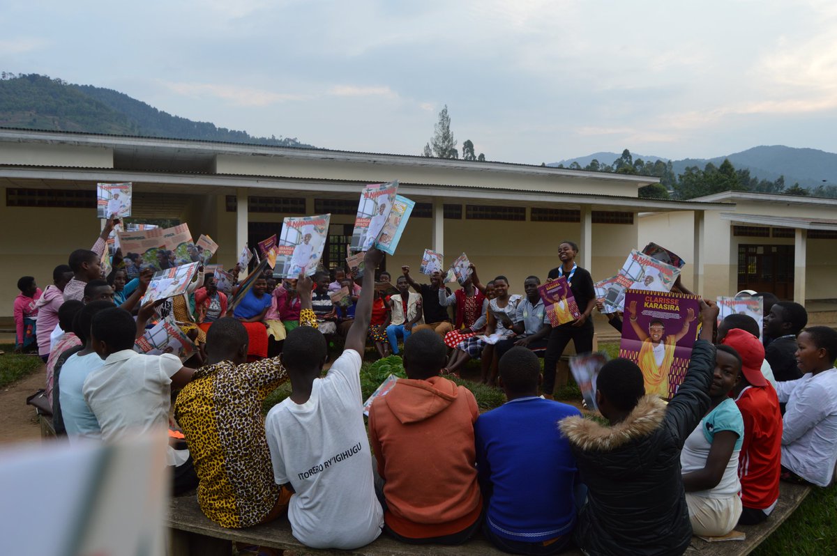 Creating favorable environmental for adolescents to discuss about their health, we are much thankful  to #Mireille <a href="/NiNyampinga/">Ni Nyampinga</a> #amabassador #nyamsheke for reaching the disadvantage &amp; vulnerable #girls to empower with skills and knowledge how to behave in their adolescenthood