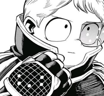 TwtHeroAcademia's tweet photo. Name: Nirengeki Shoda
Hero Name: Mines
Role: UA Class 1B
Quirk: Twin Impact (Can cause any attack in an area to repeat in the same place again, with several times the impact. Can be used to maneuver &amp; such)
Personality: Humble (Really? That's the shortest description - lol) https://t.co/1QFnmxvdIH