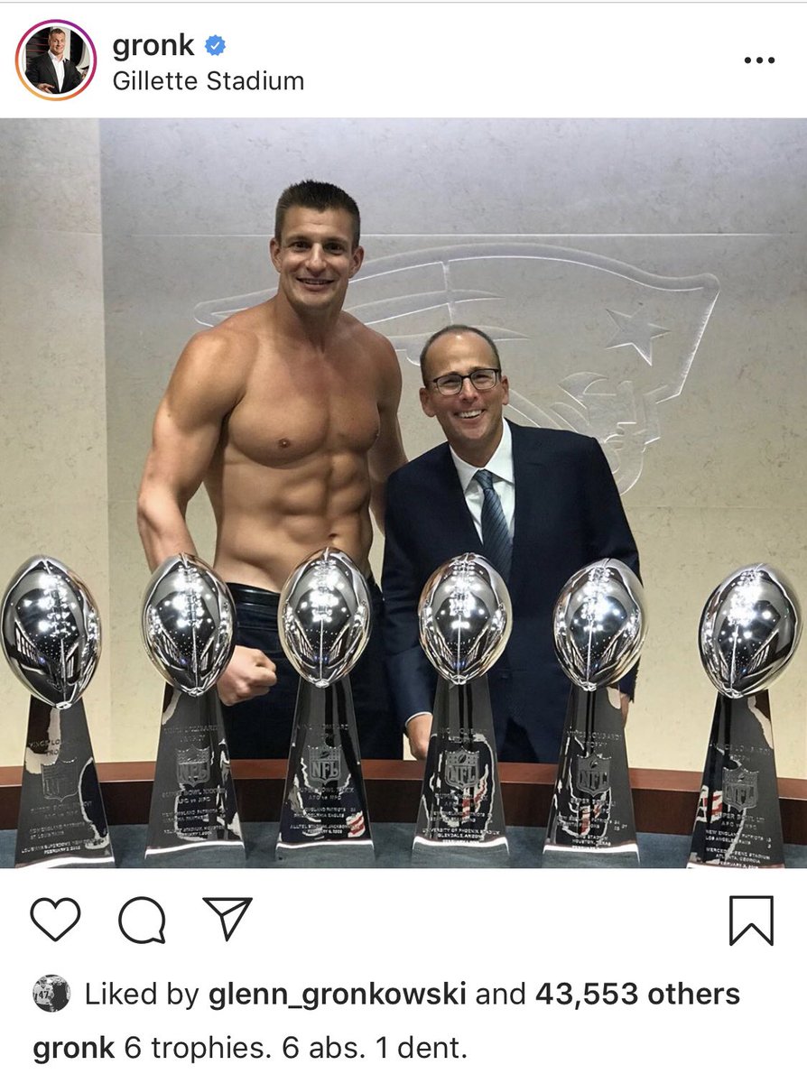Gronk Back at Gillette Stadium