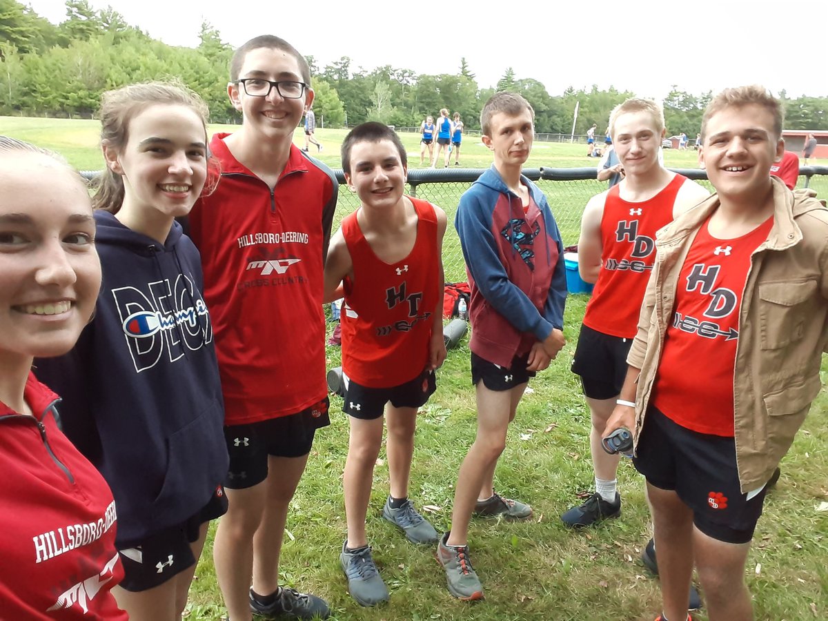 ElizabethLabier's tweet image. The Hillsboro Deering High School Cross Country team had our first meet today at Mascenic and it was a relay race! It was great to see teamwork amongst our new team members. Great start to the season. #HDHSpride #HDSDpride
