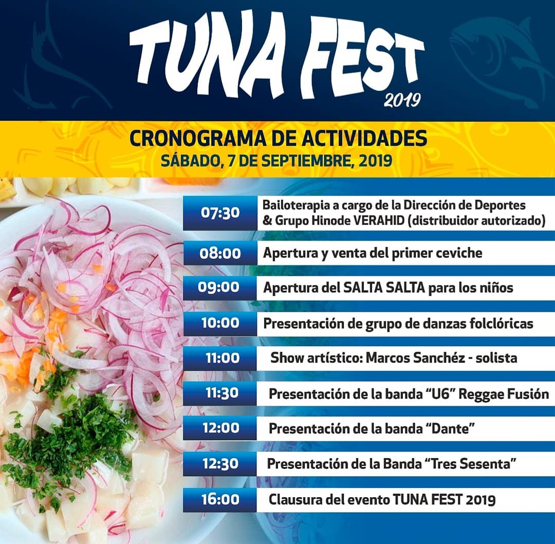 manta_alcaldia's tweet photo. ¡El mejor Ceviche está en Manta!
Asiste desde las 7:30 en la Plaza Cívica al #Tunafest
Bailoterapia, música, danza y el ceviche más grande de Manta. Apoyemos esta causa solidaria.
#FirmesConElCambio #TunaFest #Manta #orgullomanaba https://t.co/FOkNiOim7B