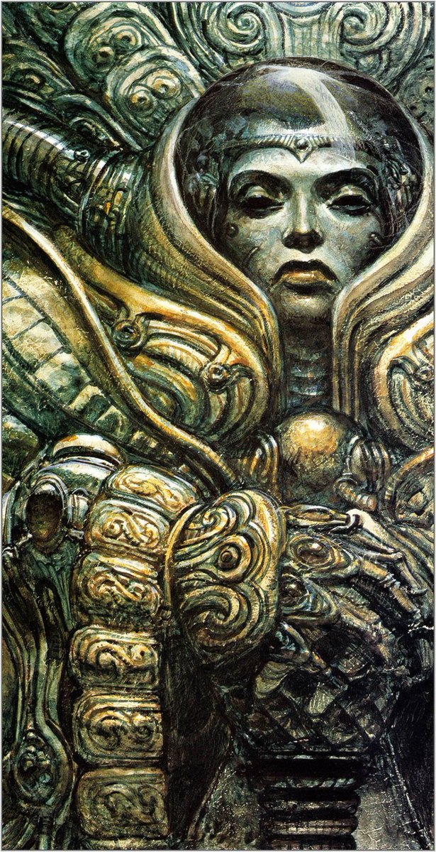pascalblanche's tweet image. #INSPIRATION: Juan Giménez, Argentinian fantasy/scifi artist   and certainly the reason why I am so into armors and tubes.