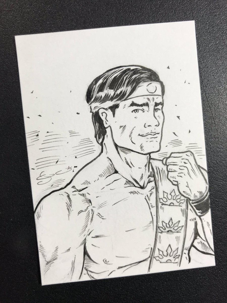 George_Vega_Art's tweet photo. Code name? Quick Kick.
2.5” x 3.5” sketch card 
#gijoe #quickick #yojoe #hasbro https://t.co/aDcdjGA8m9