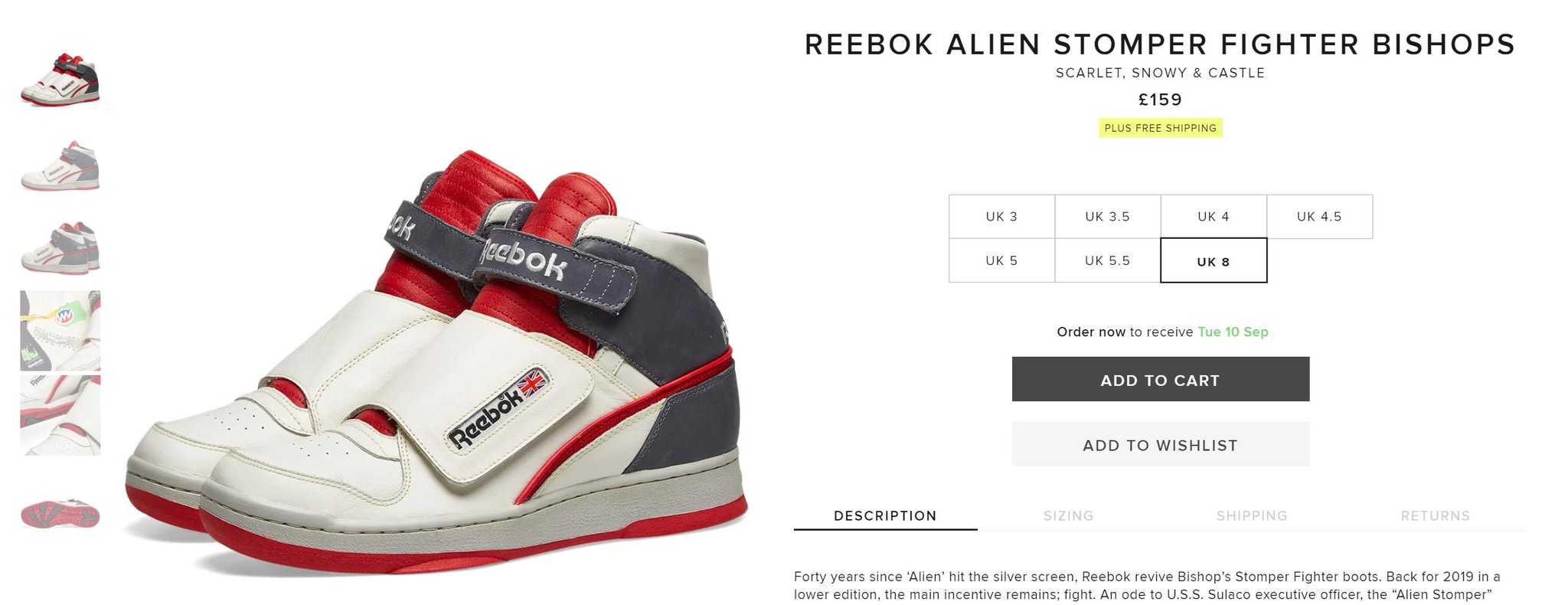reebok alien fighter bishop