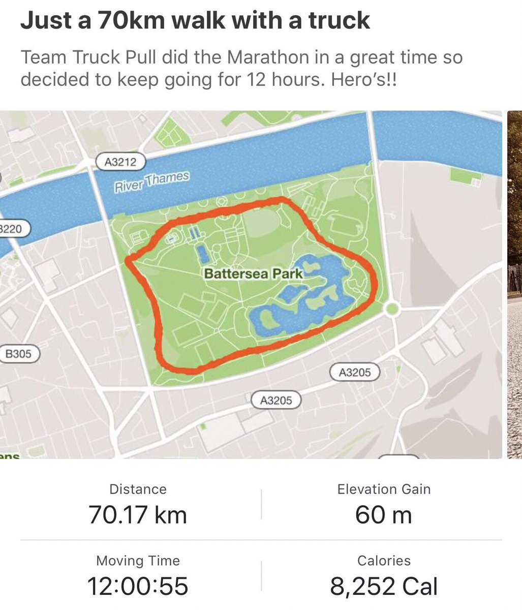 Right then, <a href="/Ldn_Ambulance/">London Ambulance Service</a> <a href="/LondonFire/">London Fire Brigade</a> I lay the gauntlets down to you. @surreypolice did 70km pulling a carrier in 12 hours raising £7859.10 &amp;about £400 in cash from donations...what can you do? #emergencyservice #bluelight #mentalhealth