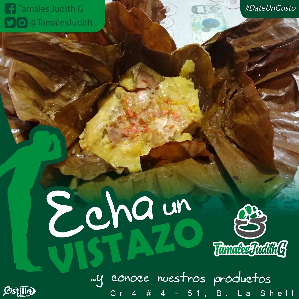 TamalesJudith's tweet photo. Si quieres saber cuáles son los mejores tamales de #CastillaLaNueva, pide el tuyo todos los sábados. #DateUnGusto #CastillaVende #AmorYAmistad https://t.co/E6uQiknisa