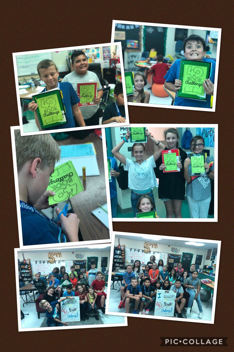 Today we had library and came back to create our journals for the 40 BOOK CHALLENGE!!! #hceproud #40books #hceproud