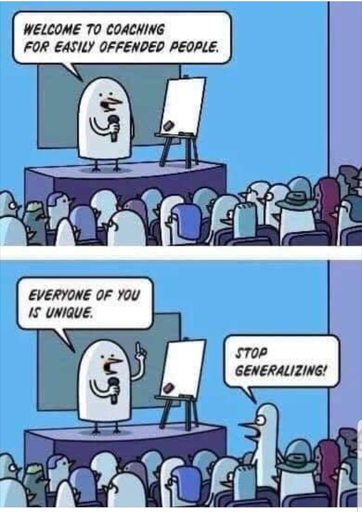 ElsewhereToo's tweet photo. Coaching #Offended #People https://t.co/oyvcRXi79j