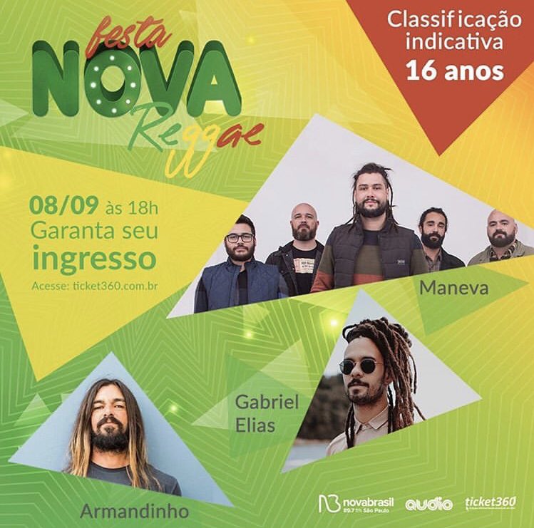 audiosaopaulo's tweet photo. Esse domingo, dia 8, o Reggae toma conta da #Audio!!!
Vem, que a #NOVAReggae pega fogo com @bandamaneva, @ArmandinhoMesmo e @gabrielelias.
Corra! Últimos ingressos à venda na bilheteria da #Audio e no site/app da @Ticket360!
Avisa a galera e vem pro #Reggae! 💛💚♥️ https://t.co/Iq18IjwKgM