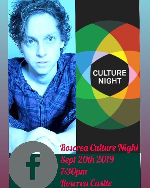 Gonna be a fun one #culturenight #eire #songwriter #poems #writing
