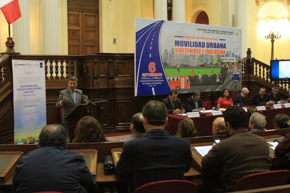 [AHORA] Comisión de Transportes y Comunicaciones, lleva a cabo foro Internacional “Movilidad Urbana, Sostenible e Inclusiva”.