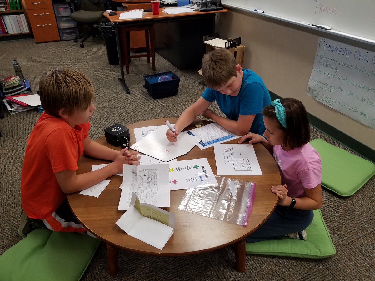 CmclarenC's tweet photo. Breakout box success!! Students practiced their math skills to solve the codes and open the locks! https://t.co/2mjVN0cmLw