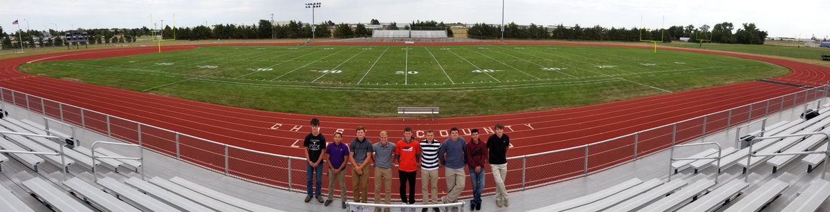 Building construction class painted the field for this weeks game. First time, zero mistakes! #chasecopride <a href="/ccs_longhorns/">Chase County Schools</a>
