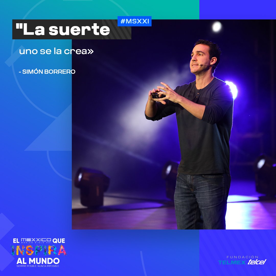 “La suerte es importantísima, uno se la crea y tiene que estar ahí en el terreno de juego dándolo todo”
Simón Borrero <a href="/RappiMexico/">Rappi México</a> 
#MSXXI