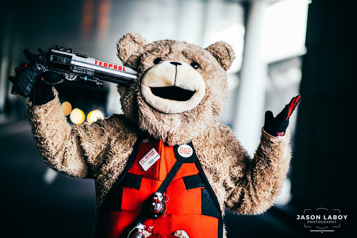 Tedpool_cosplay's tweet photo. Just another gem from @Jason24cf ! Please follow my talented friend!! #ted #tedpool #deadpool #mercwiththefur #mercwiththemerch @robertliefeld https://t.co/XPKYpjzxVk