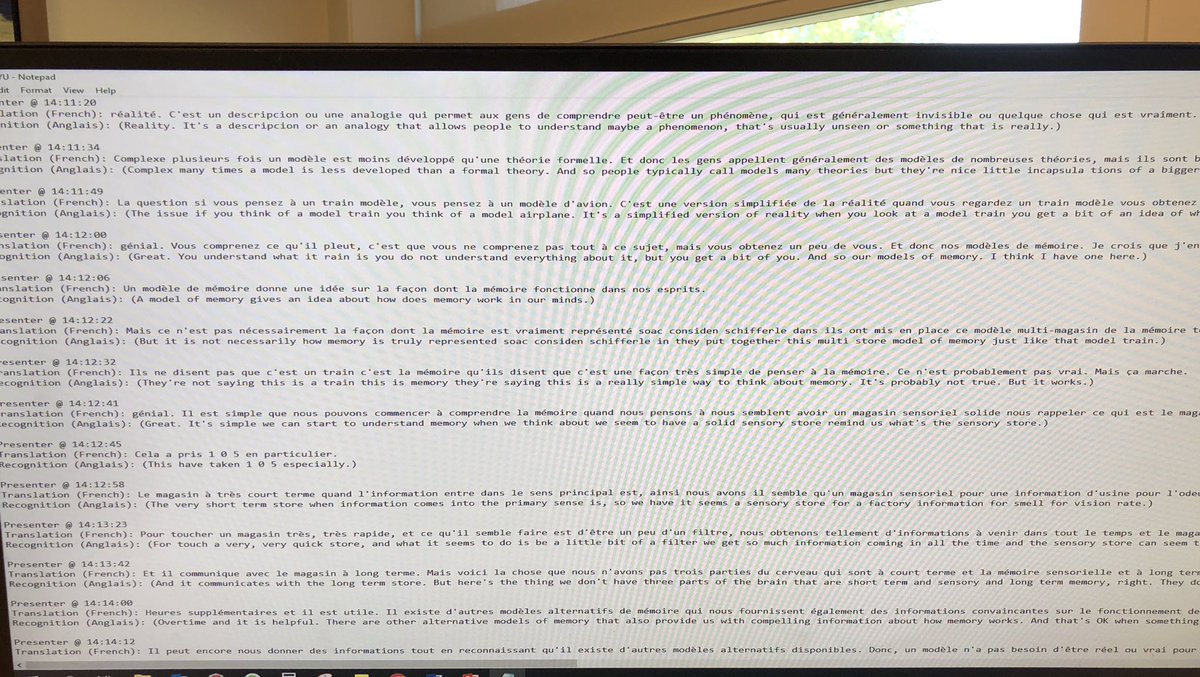 Kelly Arbeau Phd Day Ii Of Live Transcription In Class Reviewing The French Translation That I Turned On As A Demo And Kind Of Marvelling At The Amount Of