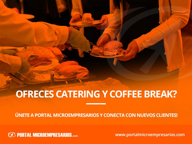 PortalMicroempr's tweet photo. Portal Microempresarios es público y gratuito! Únete en https://t.co/zGAhMHnB93 y podrás registrar tu negocio, productos y servicios, comentar, recomendar, y suscribirte a promociones de Microempresarios, gratis!
#Catering #CoffeBreak #Banquetería #Servicios #Microempresas https://t.co/AQNIMM61zW