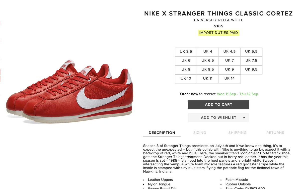 nike x stranger things cortez og collection