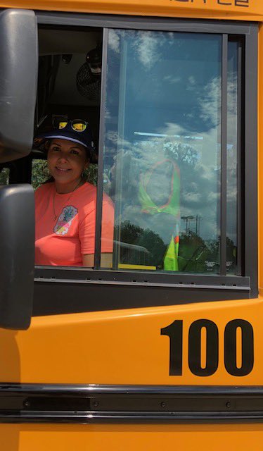 FrostwoodElem's tweet photo. Shout out on the morning announcements to all our hardworking bus drivers especially during this HOT week #100degreedays #sbisdbusdrivers #sbisdtransportation #weloveourbusdrivers #kfwemorningcrew #fwe4thgrade https://t.co/Wq3ftVJznR