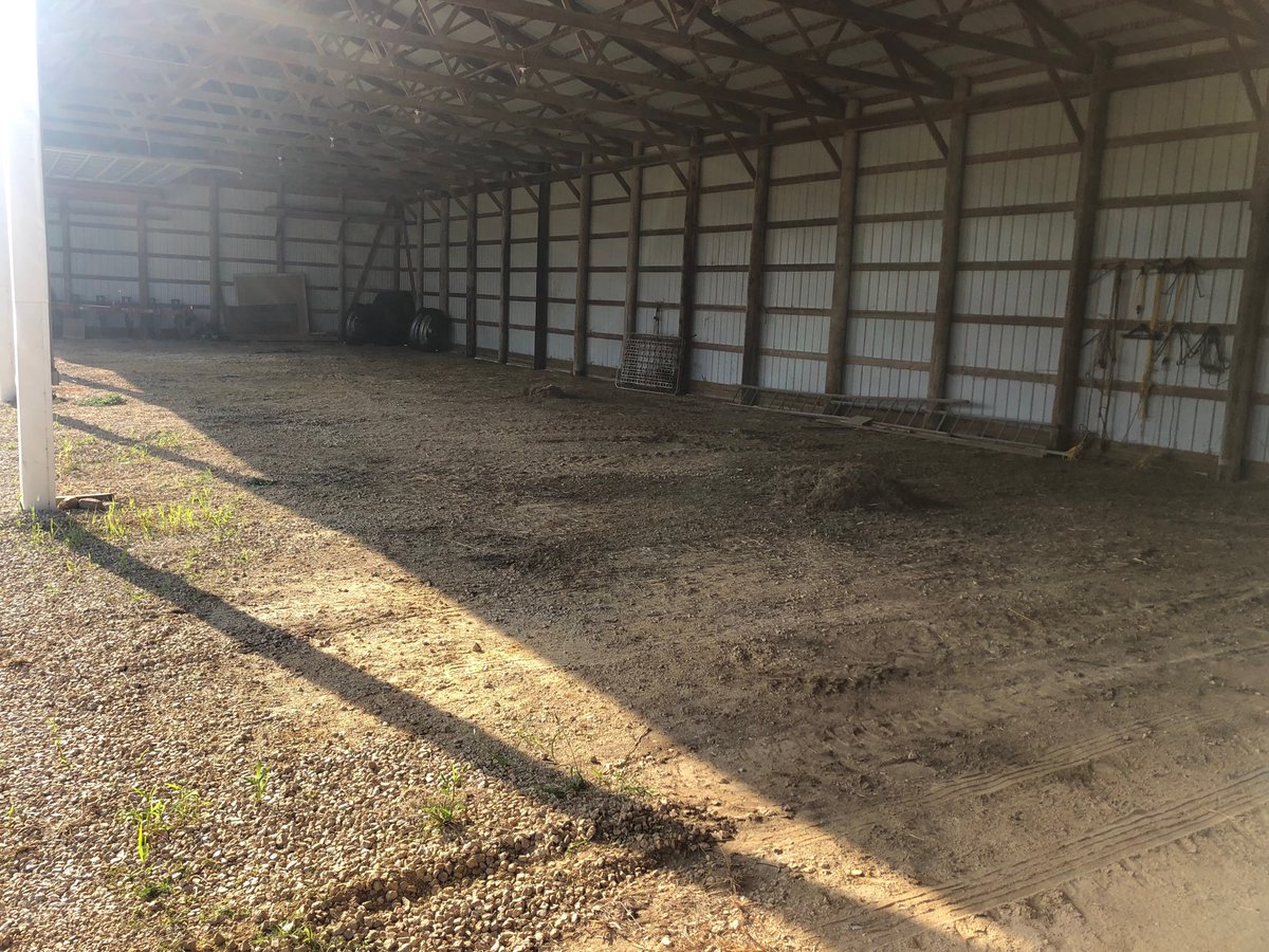 Overheard on the farm, “the shed should hold more than this!”