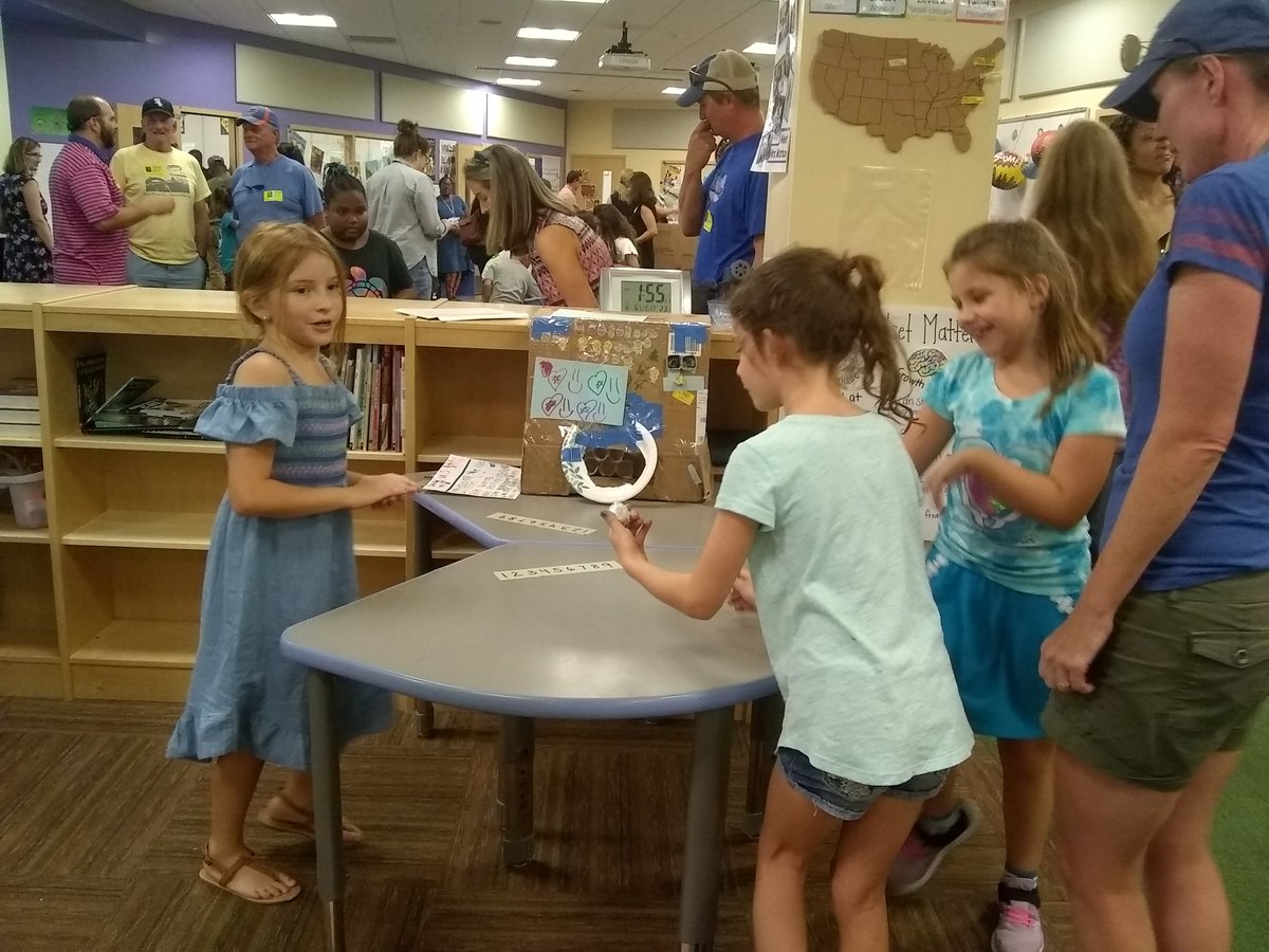 TravelMoreFam's tweet photo. Inspired by #cainesarcade, P.K. Yonge 2nd and 3rd grade students researched, designed, and created arcade games out of cardboard.  Our "All-You-Can-Play Fun Passes" were a huge hit and we were able to raise $405.65 to go towards Bahamian victims of Hurricane Dorian. https://t.co/MlmBUVaZuf