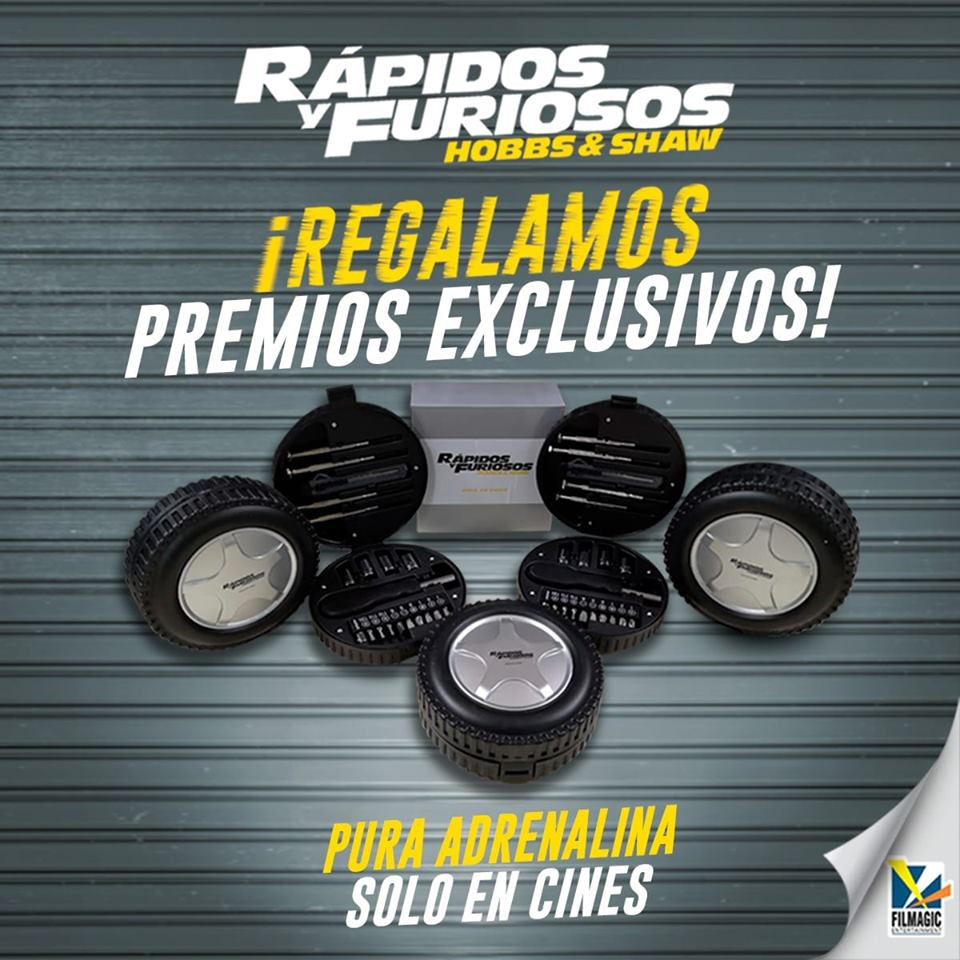 filmagicpy's tweet photo. Atención tuiteros📣  ¡Entre todos los RTs REGALAMOS estos premios exclusivos de la GRAN DUPLA #HobbsYShaw! No olviden seguirnos 👉 @filmagicpy 

¡Últimos días de la película en cartelera! #RápidosYFuriosos https://t.co/7Po9VHqPrY