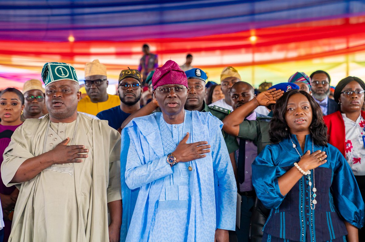 jidesanwoolu's tweet photo. Exactly 100 days ago, I stood before God and thousands of Lagosians to take the oath to serve our people. Today, I gave an account of my stewardship and what we have done so far in our agenda for a greater Lagos. https://t.co/WJ9bTWLmqc