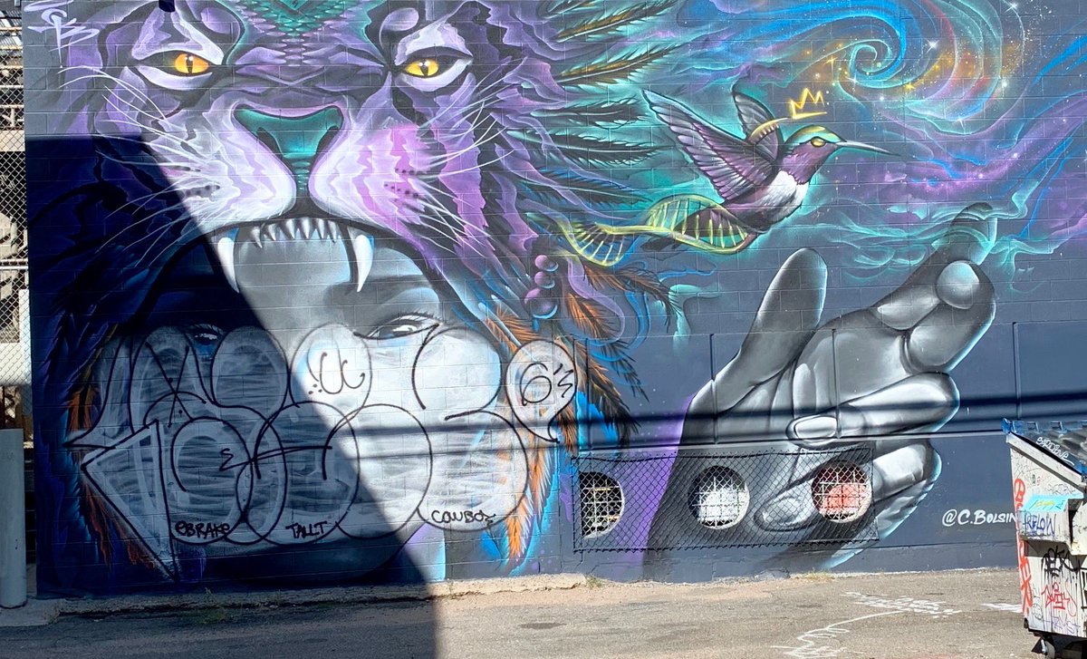 Rick Sallinger On Twitter Vandals Hit Murals Designed To Deter Graffiti In Denver