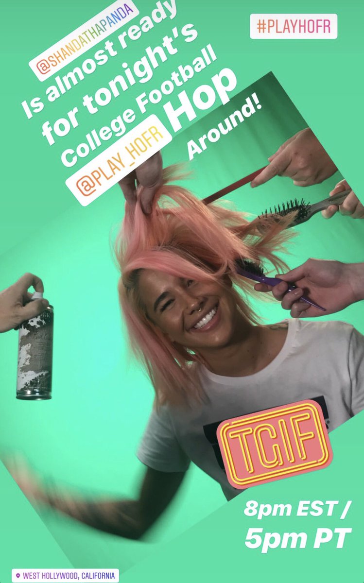 hofrofficial's tweet photo. Hey Hey #HofrHead’s, Adrianna’s almost got @shandathapanda ready to rock! Join her at 8 eastern / 5 pacific, guessing what’s gonna go down on the grid iron tonight @Play_HOFr! #Football #PlayHOFr #ShanleyMcIntee 🏈🏈🏈🏈🏈 https://t.co/sVmmo0YGxR