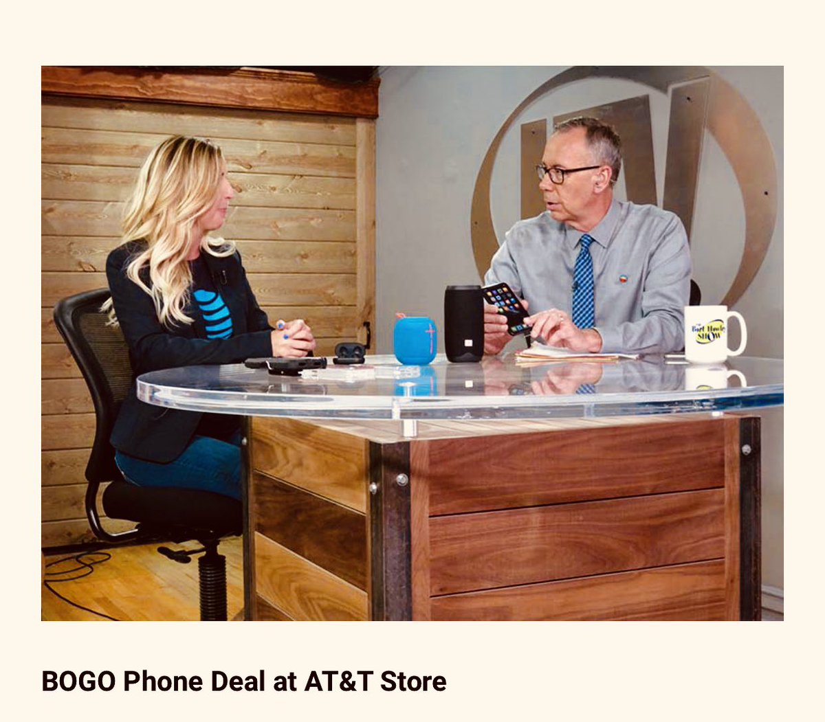 I had the privilege to attend The Bart Hawley Show on JTV today to discuss some of At&amp;t’s promotions.