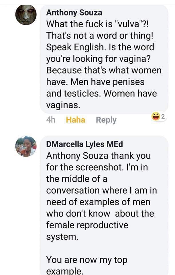 Vulva, vulva, vulva for all the ignorant AF people. 👀
#vulva team: 
<a href="/DrJenGunter/">Jennifer Gunter</a> 
@jfitzgeraldMD 
@rachelsrubin1 
<a href="/DMarcellaLyles/">DMarcellaLylesMEd</a> Thank you! 🎉🎉