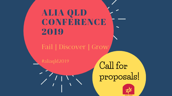 ALIANewGrads's tweet photo. QLD EVENT: Call for proposals now open are now open for @aliaQLD's 2019 conference. This year's theme is #FailDiscoverGrow.

Submissions close on 29 September.

More info: https://t.co/s6slapLrcX https://t.co/Hn3s1KTIOb
