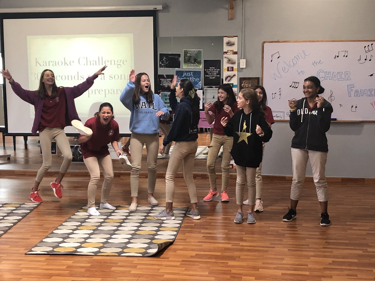TedOCschool's tweet photo. Awesomeness all day in MS @CMSSharks #positivesignfriday @casehighprinc to start, then karaoke and Advisory jenga plus lots of writing!  Ended with positive phone calls home to parents of kids who displayed lots of empathy today. Big win. #kindnessmatters #relationshipsb4tasks https://t.co/iDdWz2Kx7B