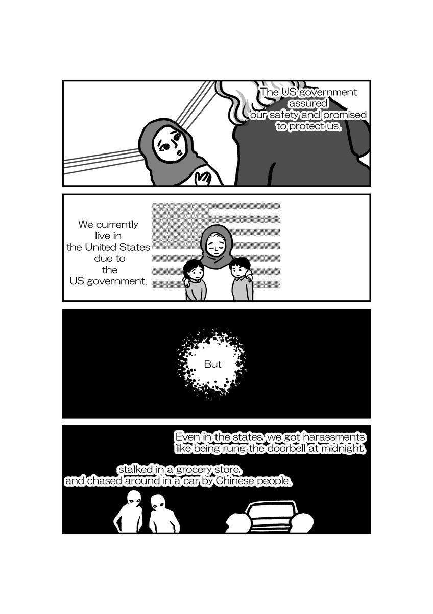 Comic[What has happened to me]~A testimony of a Uyghur woman~ 4/5
マンガ「私の身に起きたこと」
#FreeUyghur #ウイグル #東トルキスタン #Uyghurs 