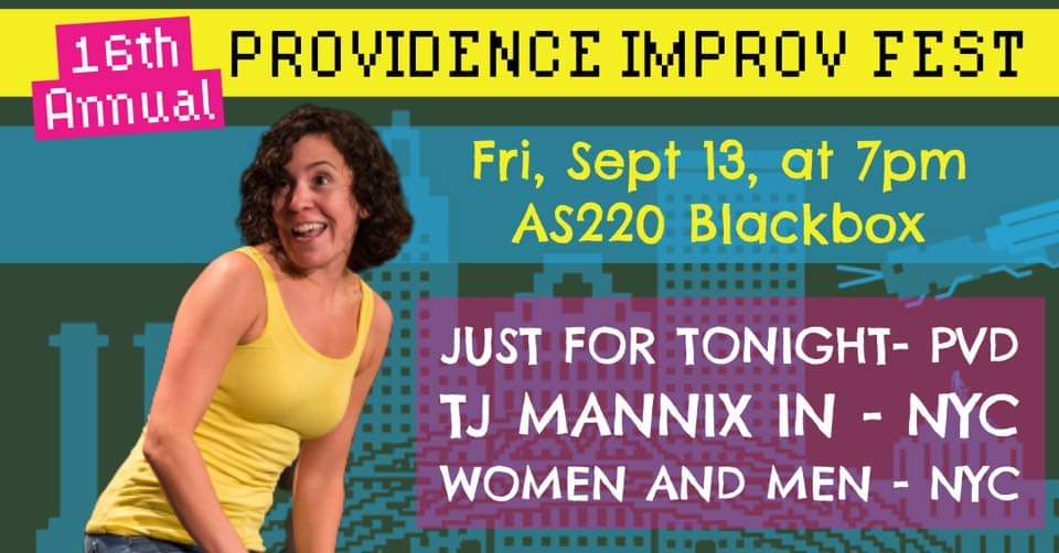 PVDImprovFest's tweet photo. One week from tonight! Friday in the Blackbox starting at 7 p.m.

Three separate show blocks featuring local, traveling and even international teams and performers! Website in the bio for all the details #providence #improv #comedy #festival #pvdif16 #improvpig #wagehouse https://t.co/KkDwFman9d