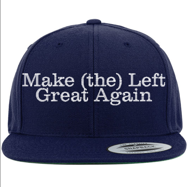 AlmostBNews's tweet photo. Make  the Left Great Again (MLGA - Muh La Ga) hat the only hope left for the Democrats in US? #MLGA #Democrat #Vote2020 #MAGA2020 https://t.co/ghx2UodjtE