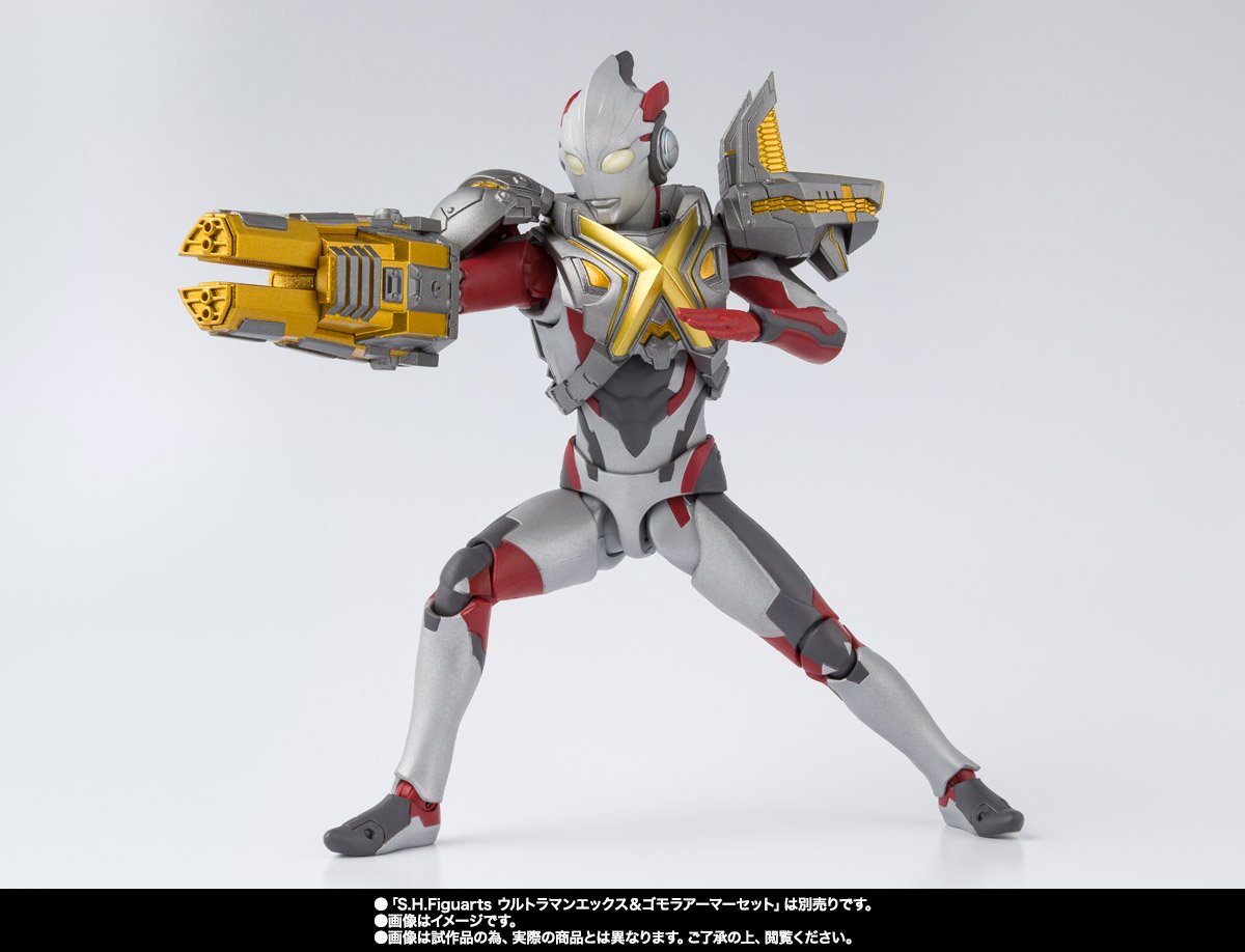 S.H.Figuartsウルトラマンエックス　オプションパーツセット訳あり品 中古】(本体B+/箱B)S.H.Figuarts ウルトラマンエックス モンス