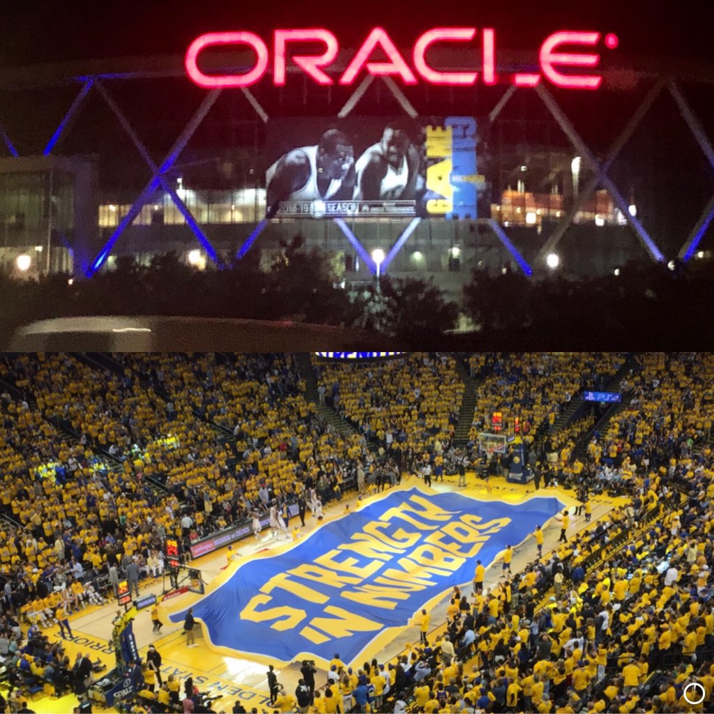 RHandaNBC's tweet image. I know #ChaseCenter opening but on a #FF one last salute to #OracleArena in #Oakland. So many great moments there including the #Warriors great run ( not over yet). Change happens but hopefully memories are permanent.