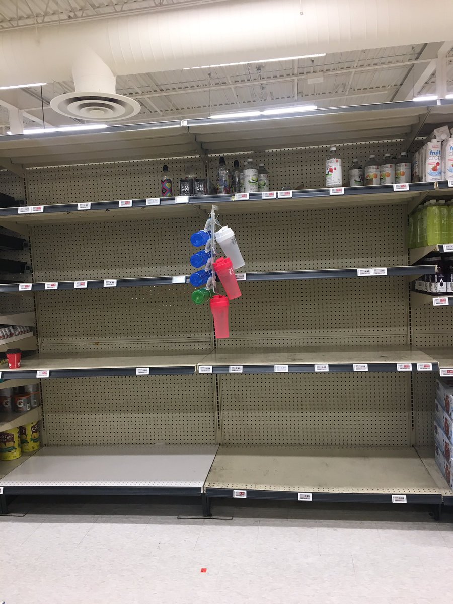 Halifax grocery store sold out of water #HurricaneDorian2019 #NS #PEI