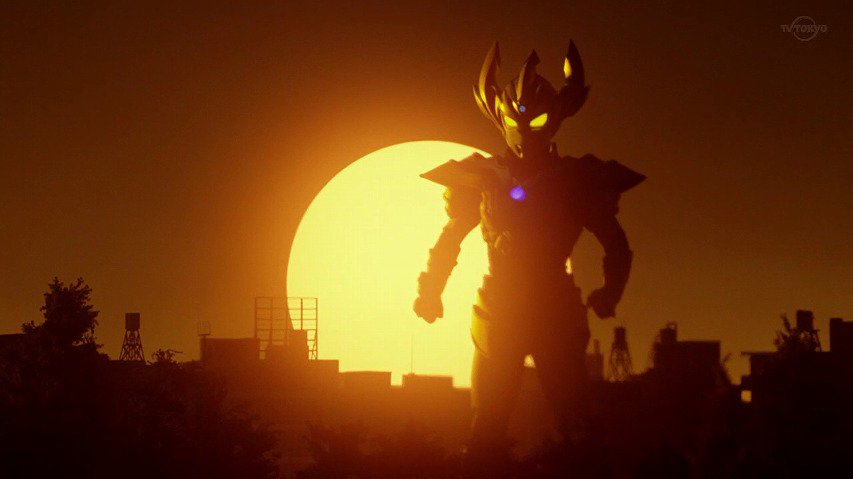 Twitter 上的 ようめい 夕陽に立つウルトラマンは神々しくまた美しい ウルトラマンタイガ T Co Pkgkrhmmhj Twitter