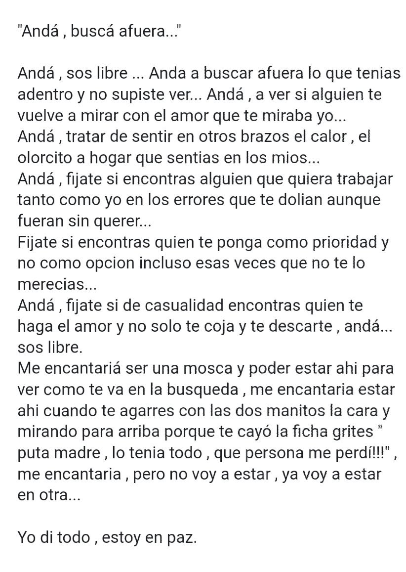 estebanjc7's tweet photo. "Andá , buscá afuera..." https://t.co/dCmPtmX3Oc