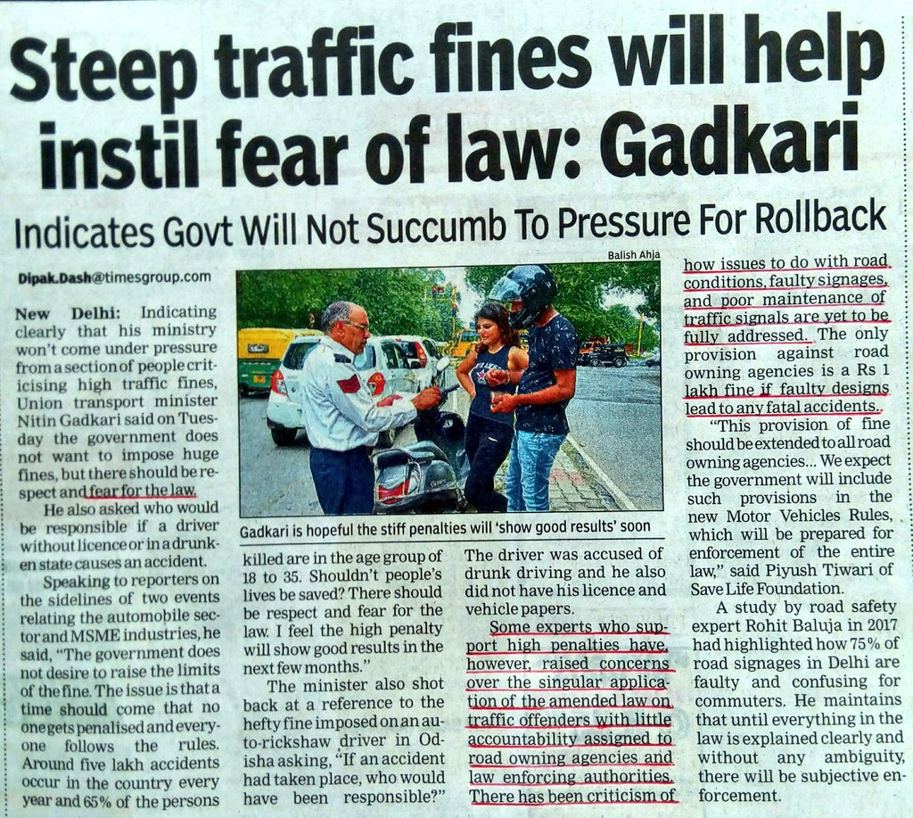Ravi08410222's tweet photo. #AbwFraud
There is #little #accountability fm #road #owning #agencies
#Auth'll #decide& who can #manipulate
If #faulty #designs #lead 2any #fatal #accidents
#Defination f #fatal is as per auth/#govt #convenience
If no #accident then no fine 4 #potholed/#sinkhole #roads& #flyovers https://t.co/vNBGa1lKXS