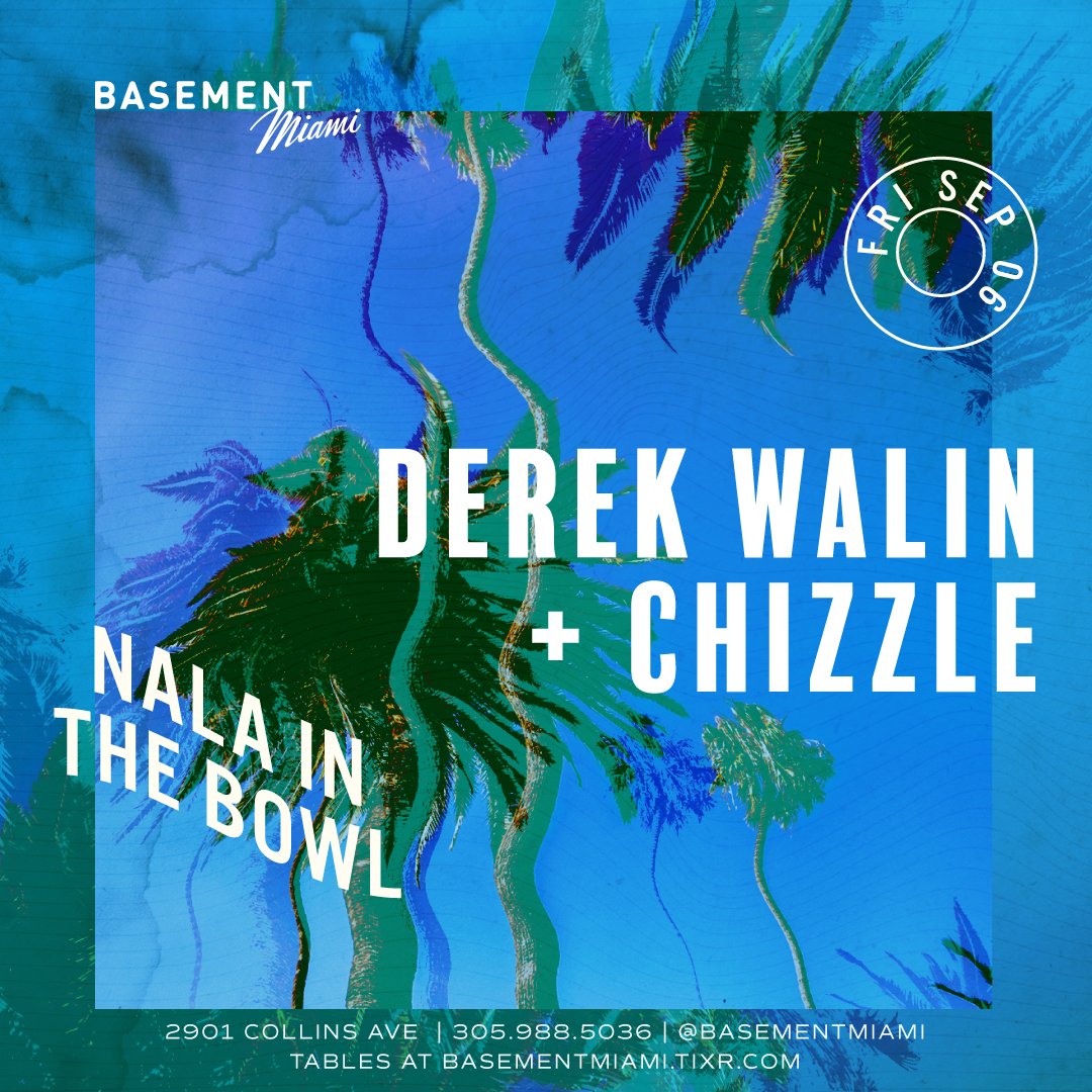 BasementMIAMI's tweet image. The only thing missing is you. ⚡️Get loose this weekend with Nala, @walin, @DjChizzle, @DZA3000, @spinsertracy, and @djskitty. #BasementMiami

Table reservations: bit.ly/2CGleNo