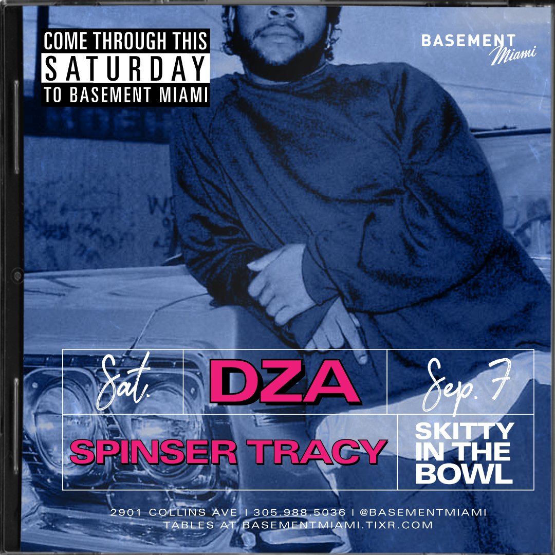 BasementMIAMI's tweet image. The only thing missing is you. ⚡️Get loose this weekend with Nala, @walin, @DjChizzle, @DZA3000, @spinsertracy, and @djskitty. #BasementMiami

Table reservations: bit.ly/2CGleNo
