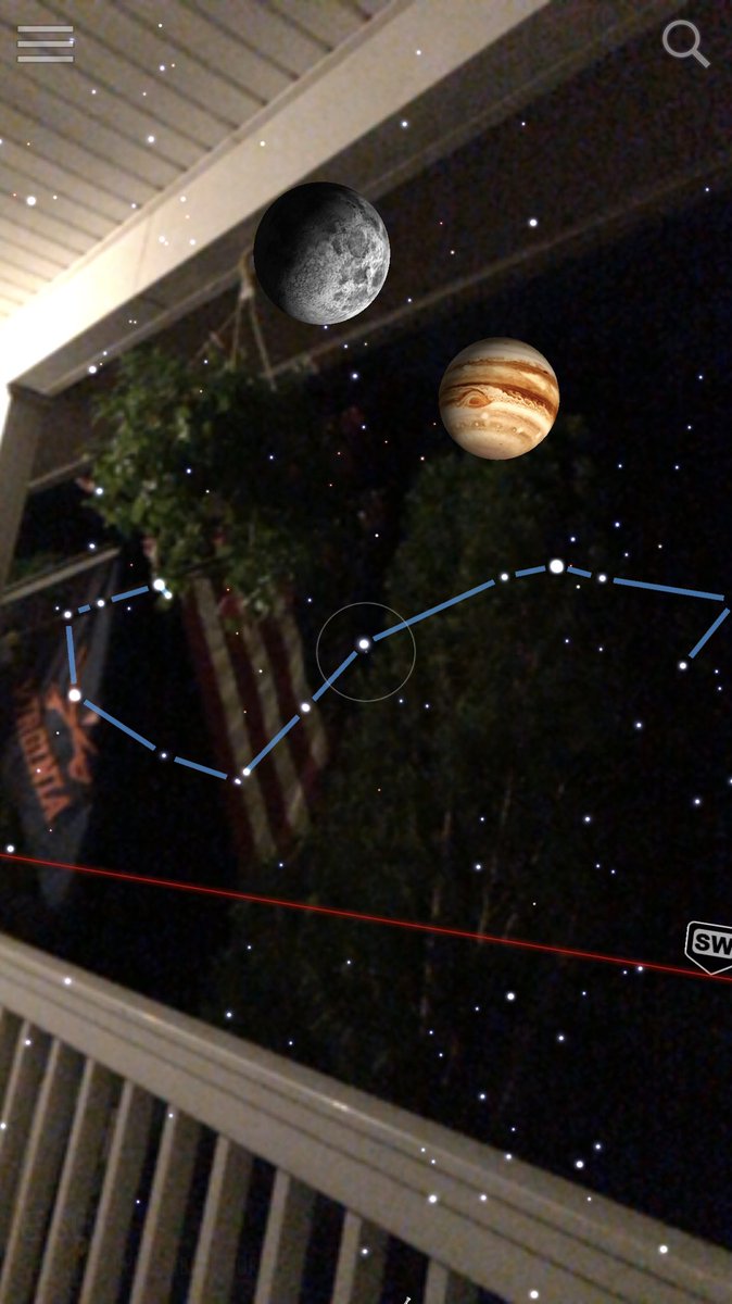 Now that’s a view! 🌙 💫 🚀 
#skyviewapp