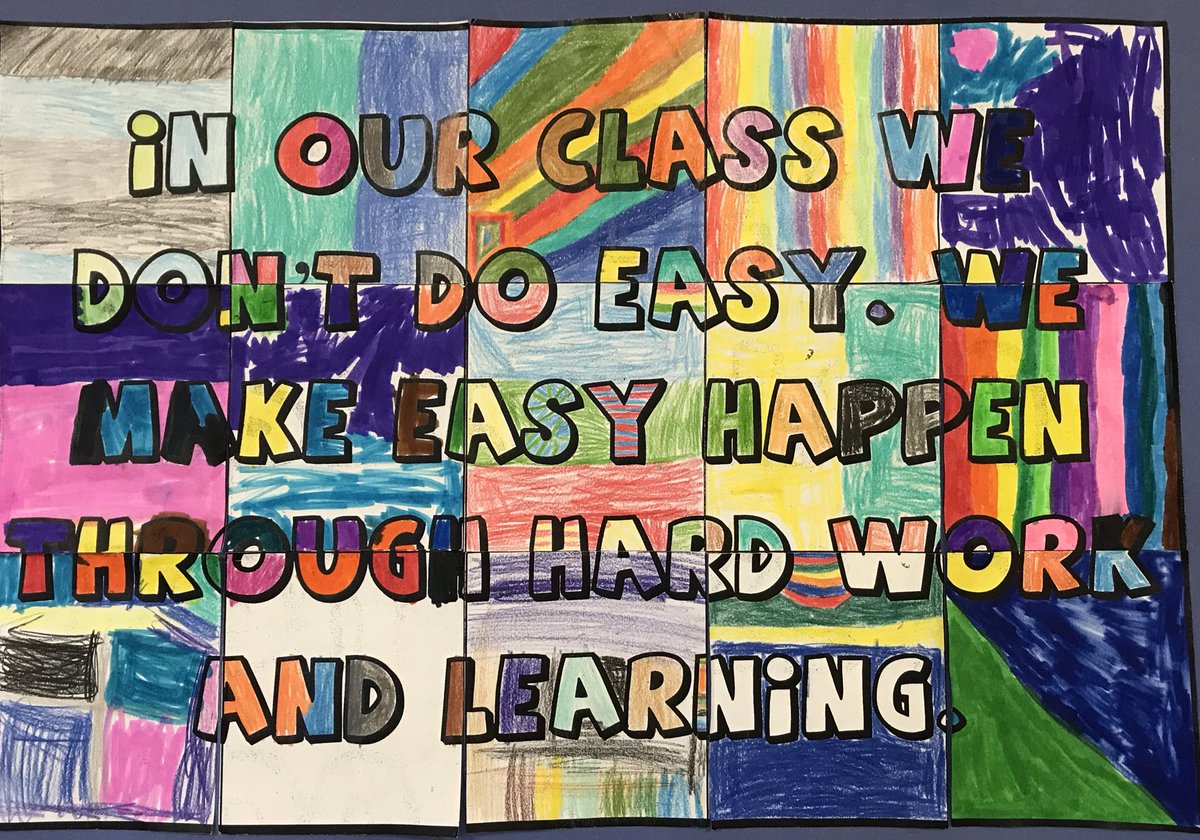 Rm28_Morrison's tweet image. We worked as a team to colour and put together 2 new quote posters for our classroom. #growthmindset #mistakeshelpuslearn
